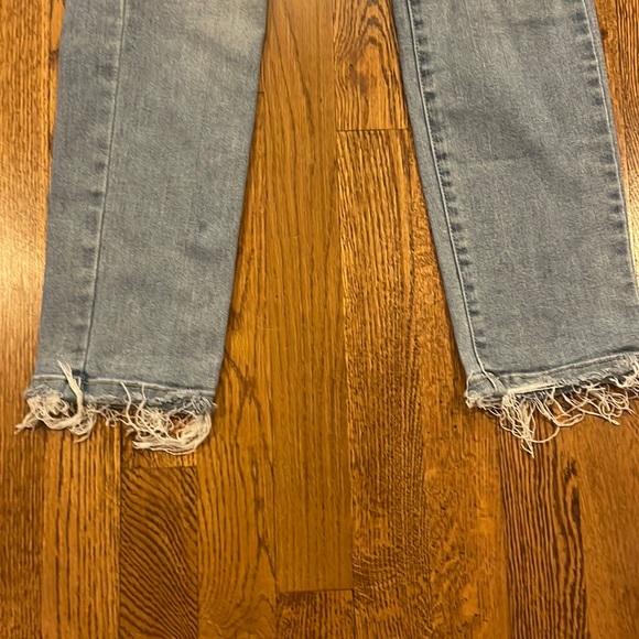 Just Black distressed skinny jean with raw hem size 28 - Picture 4 of 7